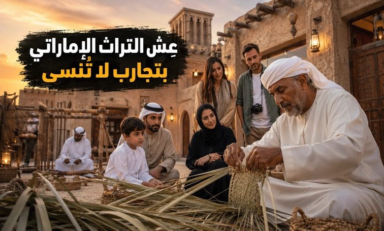 تجارب ثقافية وفعاليات تراثية تثري زيارة الشارقة القديمة
