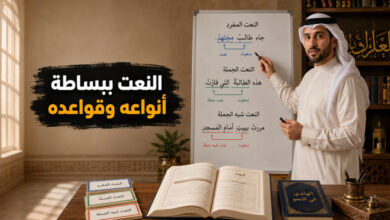 تعريف وأنواع النعت في اللغة العربية تعريف وأنواع النعت في اللغة العربية