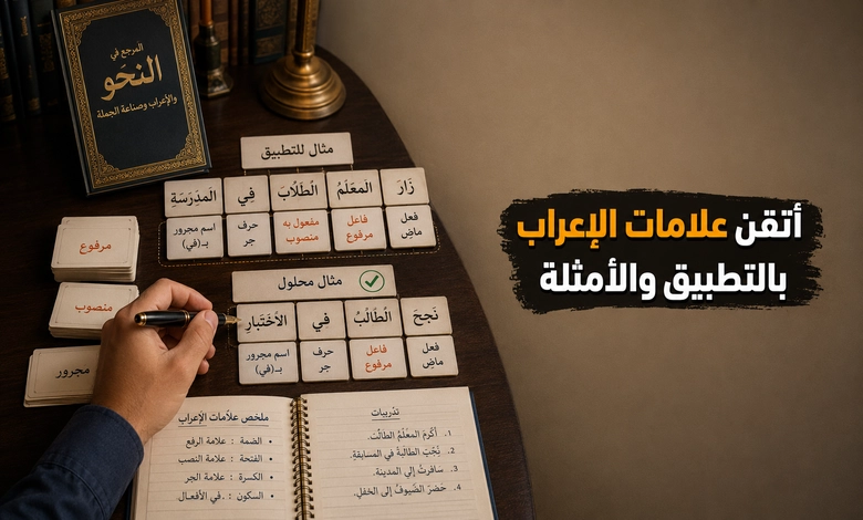 أهم علامات الإعراب في اللغة العربية تعلّم علامات الإعراب وتطبيقها بسهولة مع الأمثلة