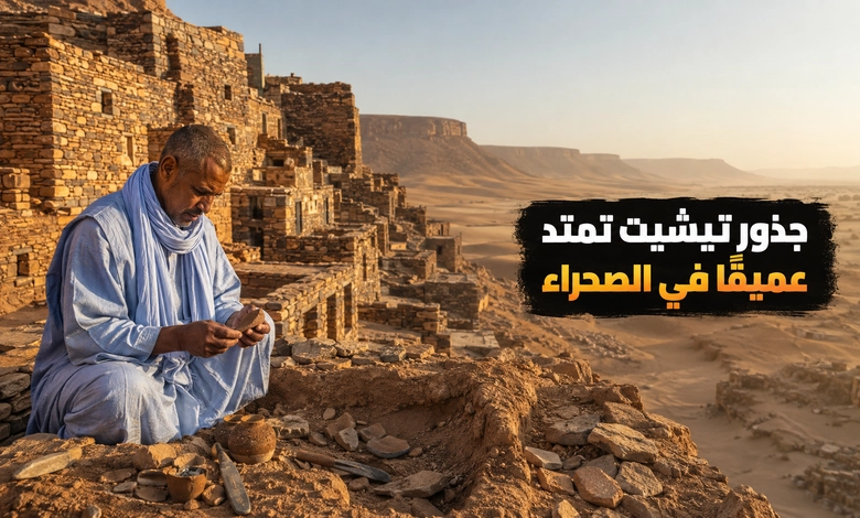 تيشيت الموريتانية أقدم مدن الصحراء ومركز العلم في الغرب الإفريقي تيشيت الموريتانية وأصولها التاريخية في الصحراء الكبرى