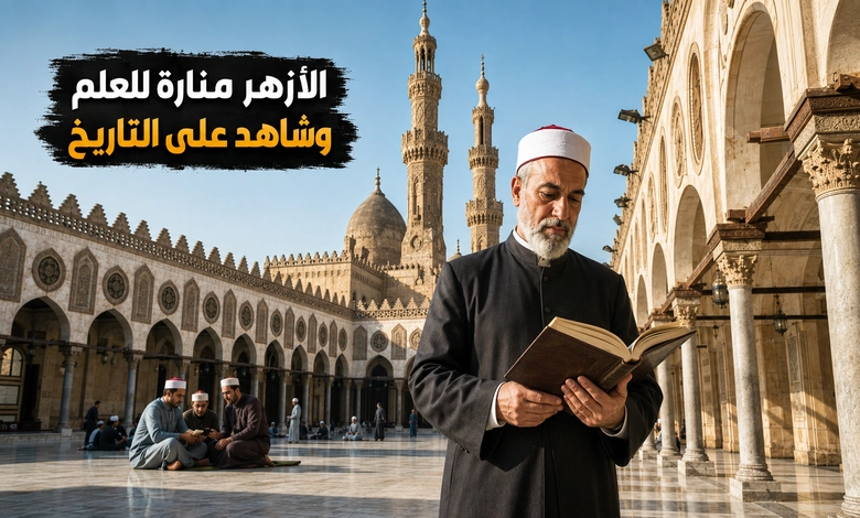 جامع الأزهر منارة العلم والعمارة الإسلامية 