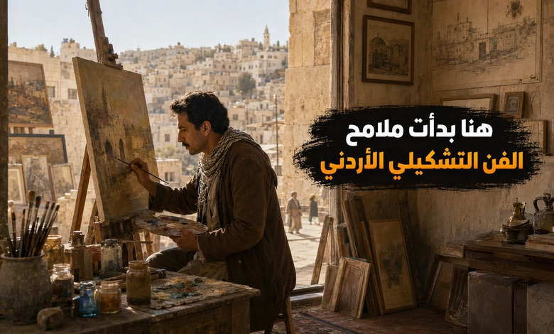 تاريخ الفن التشكيلي الأردني وأبرز تطوراته جذور الفن التشكيلي الأردني وبدايات تشكل الحركة الفنية