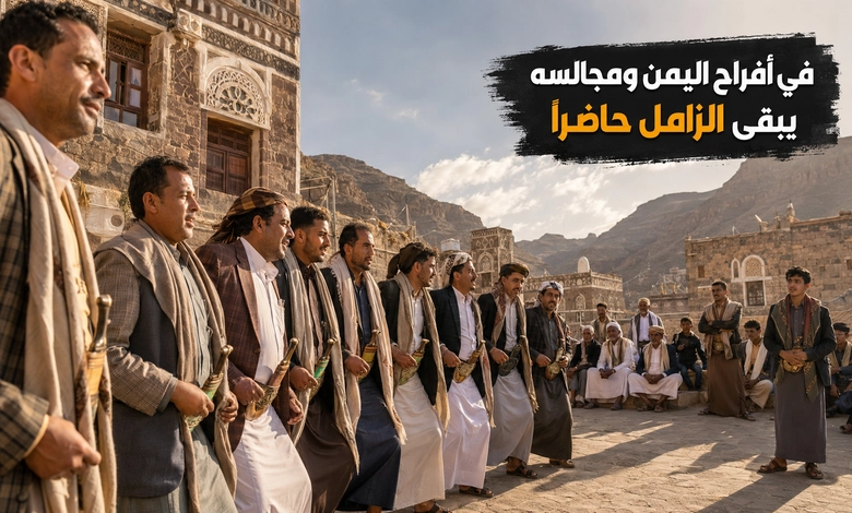 فن الزامل اليمني تراث شعبي يجمع الشعر والإيقاع والهوية حضور الزامل في المناسبات والعادات الاجتماعية اليمنية