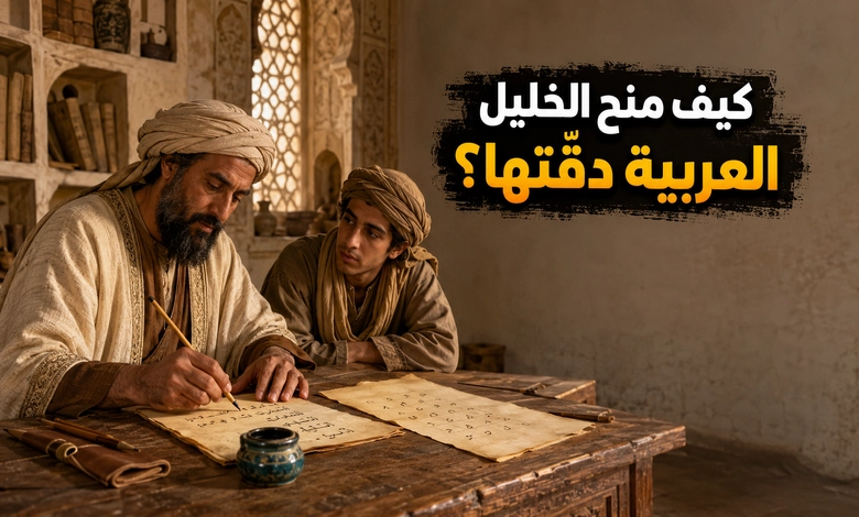 إسهامات الخليل بن أحمد الفراهيدي في اللغة العربية دور الخليل بن أحمد في ضبط الكتابة العربية وتطوير التشكيل