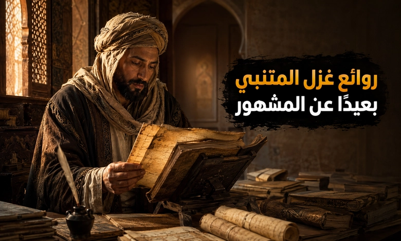 أجمل أبيات شعر المتنبي في الحب والغزل التي لا يعرفها الكثيرون روائع شعر المتنبي في الحب والغزل بعيدًا عن الأبيات المشهورة