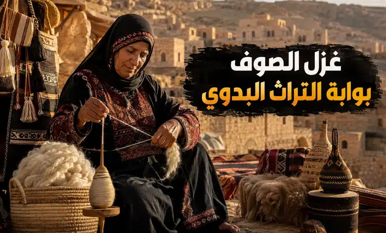 غزل الصوف بمعان وحكاية صناعة بيوت الشعر من وبر الإبل غزل الصوف بمعان بوابة لفهم التراث البدوي الأردني