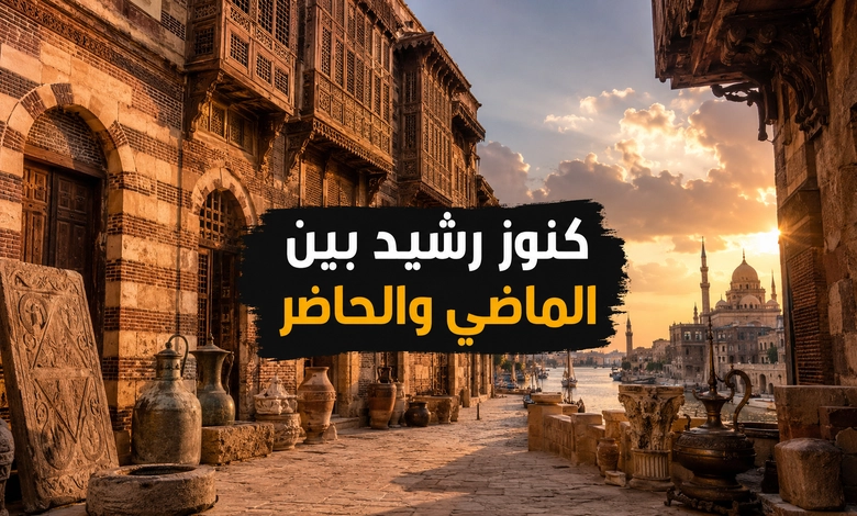 أسرار مدينة رشيد من حجر رشيد الشهير إلى كنوزها التاريخية كنوز مدينة رشيد التاريخية ومعالمها في رحلة بين الماضي والحاضر