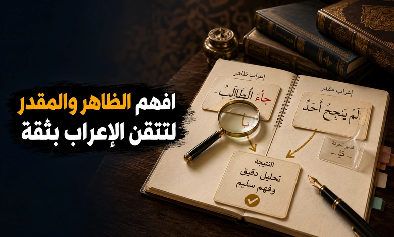 تعرف على الفرق بين الإعراب الظاهر والمقدر كيف يساعد فهم الإعراب الظاهر والمقدر على إتقان الإعراب؟