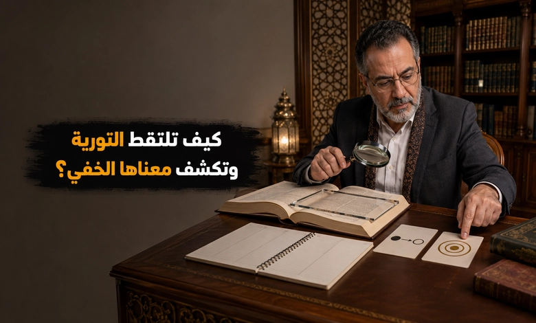 التورية في اللغة العربية فن إخفاء المعنى وراء الكلمات كيفية استخراج التورية وتحليلها في النصوص