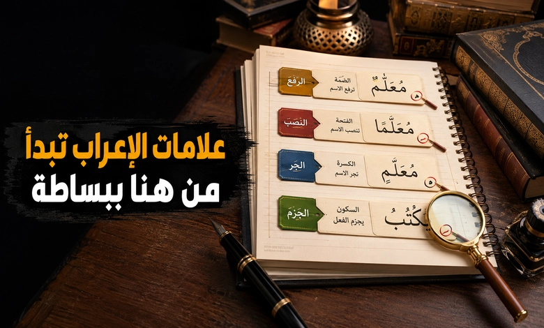 أهم علامات الإعراب في اللغة العربية مدخل إلى أهم علامات الإعراب في اللغة العربية