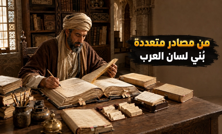 معجم لسان العرب لابن منظور صرح لغوي جمع تراث العربية وحفظ كنوزها مصادر معجم لسان العرب وبناء مادته اللغوية
