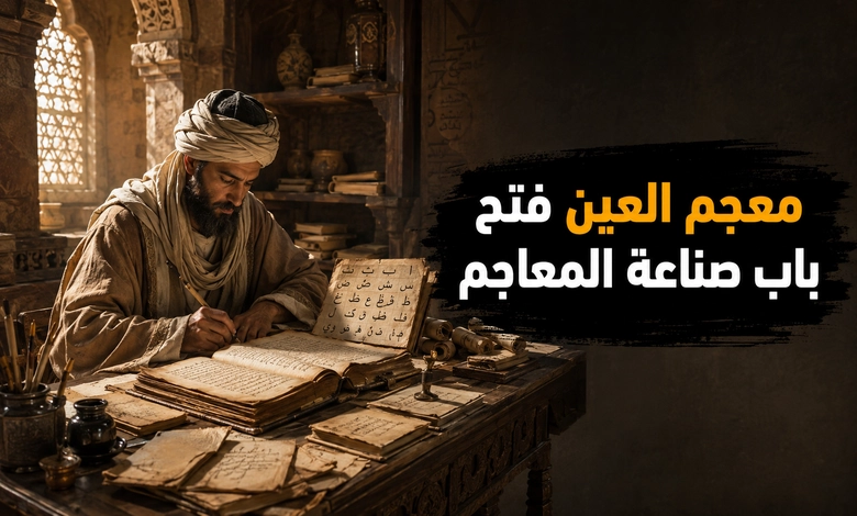 تاريخ نشأة المعاجم العربية وأشهر أنواعها معجم العين وبداية صناعة المعجم العربي