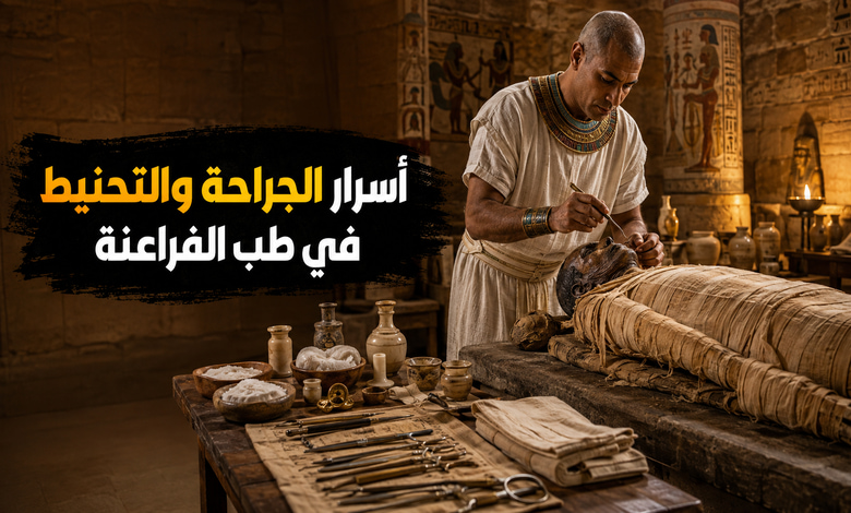 من الجراحة إلى التحنيط أسرار الطب عند الفراعنة التي حيرت العلماء من الجراحة إلى التحنيط أسرار الطب عند الفراعنة التي حيرت العلماء
