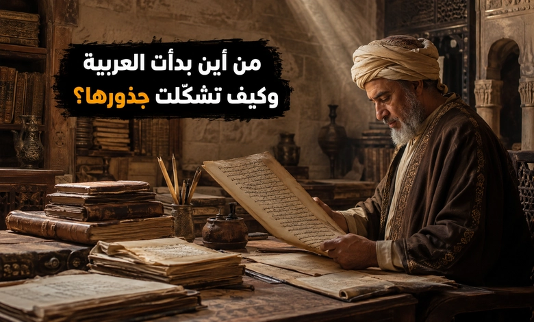 تاريخ اللغة العربية ومكانتها بين لغات العالم نشأة اللغة العربية وجذورها التاريخية