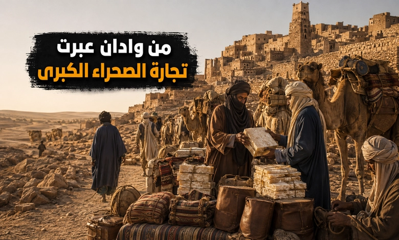 وادان والقوافل التجارية ودورها في التجارة عبر الصحراء الكبرى
