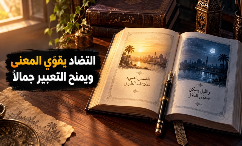 الفرق بين الطباق والمقابلة بلاغة التضاد وروعة التعبير أثر الطباق والمقابلة في المعنى وجمال التعبير
