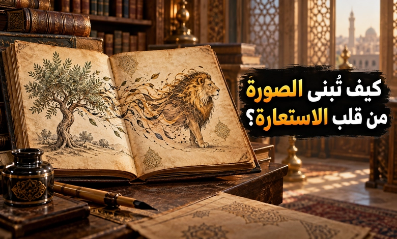 أركان الاستعارة بين المستعار منه والمستعار له وسر جمال البيان أركان الاستعارة وأساس بناء الصورة البيانية في اللغة العربية
