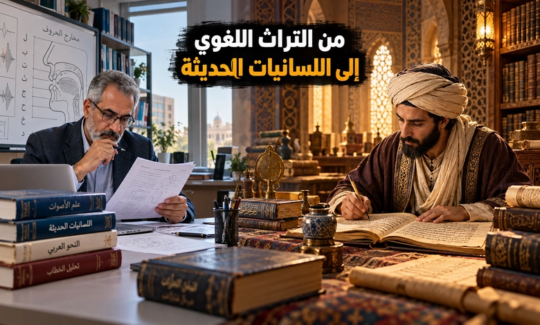 أعلام اللسانيات العربية ومسيرة الدرس اللغوي من التراث إلى الحداثة 