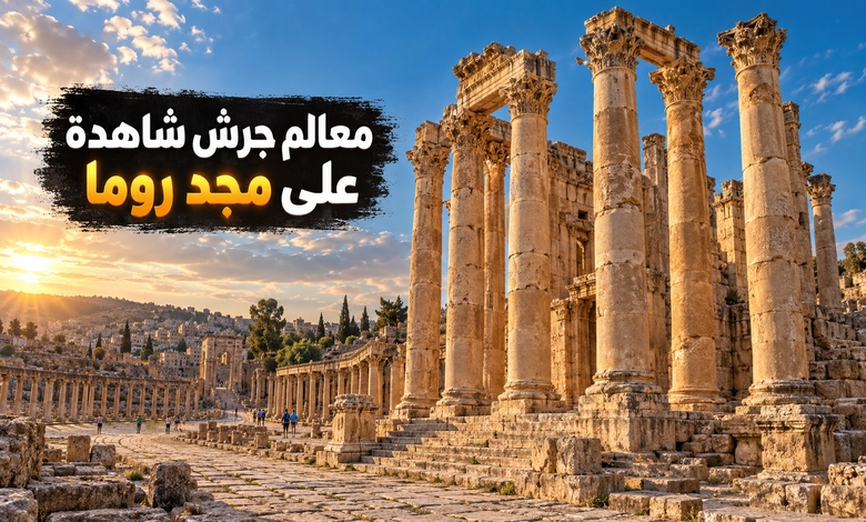 جرش الأردنية وأسرار الحضارة الرومانية العريقة أهم آثار جرش ومعالمها الرومانية الخالدة