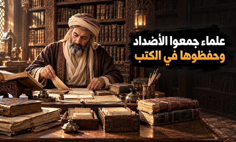 الأضداد في القرآن والحديث والشعر العربي 