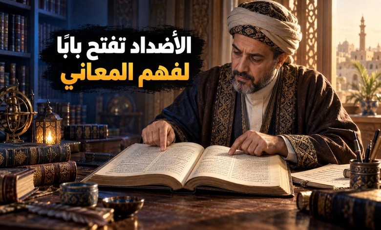 التضاد اللغوي بوصفه مفتاحًا لفهم تقابل المعاني وجمال التعبير
