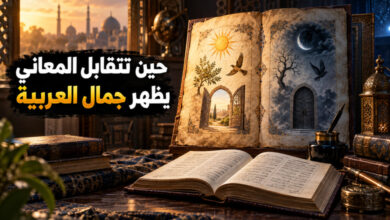 التضاد اللغوي معان تتقابل وألفاظ تكشف جمال العربية التضاد اللغوي معان تتقابل وألفاظ تكشف جمال العربية