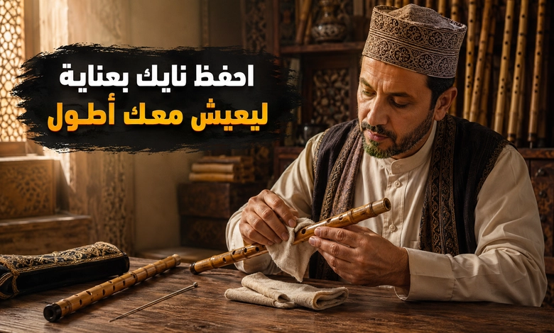 أسرار صناعة الناي من القصب العربي في مصر والشام الحفاظ على الناي المصنوع من القصب وإطالة عمره