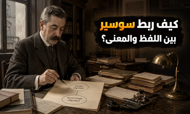 الدال والمدلول عند سوسير وأسس نظريته
