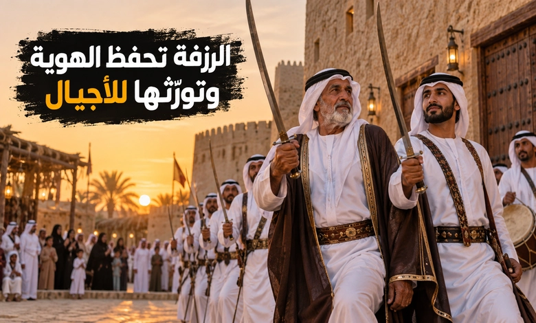 الرزفة والهوية الوطنية واستمرار الموروث الثقافي الخليجي 