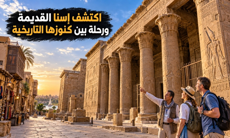 مدينة إسنا القديمة حكاية مدينة نيلية جمعت الأسواق والمعابد والتراث بصعيد مصر السياحة في مدينة إسنا القديمة ودليل استكشاف معالمها التاريخية