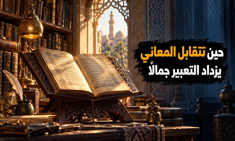 الفرق بين الطباق والمقابلة بلاغة التضاد وروعة التعبير الطباق والمقابلة من جماليات التضاد في البلاغة العربية