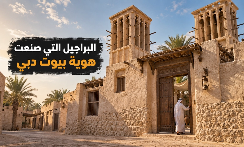 دبي القديمة في الفهيدي والبستكية وملامح التاريخ العريق العمارة التقليدية والبراجيل في بيوت دبي القديمة