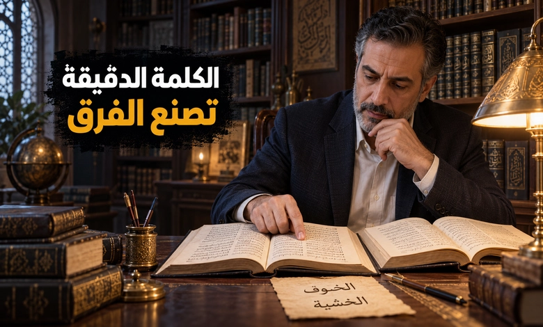 الفروق اللغوية بين الكلمات المتقاربة في العربية ودقة المعنى والمبنى الفروق اللغوية بين الكلمات المتقاربة وأثرها في دقة التعبير العربي