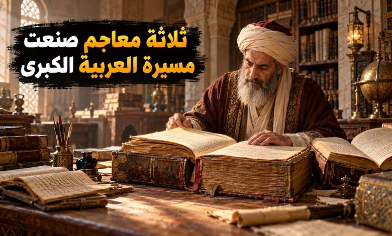القاموس المحيط للفيروزآبادي منهج فريد ومعجم أثرى العربية القاموس المحيط ولسان العرب وتاج العروس في مسيرة المعجم العربي