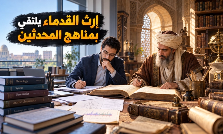 اللسانيات العربية بين إرث القدماء ومناهج المحدثين 
