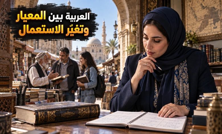 المنهج المعياري والمنهج الوصفي في دراسة العربية بين التقعيد والتوصيف اللغة العربية بين المعيار والاستعمال في ضوء التنوع والتغير اللغوي