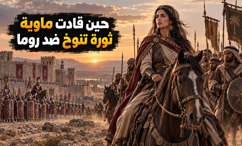 الملكة ماوية وثورة تنوخ ضد الإمبراطورية الرومانية 