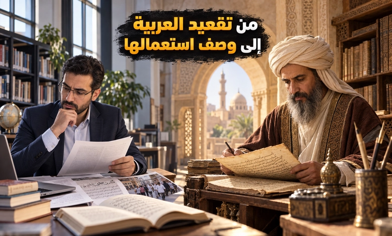 المنهج المعياري والمنهج الوصفي في دراسة العربية بين التقعيد والتوصيف المنهج المعياري والمنهج الوصفي في دراسة العربية: مدخل إلى التقعيد والتوصيف