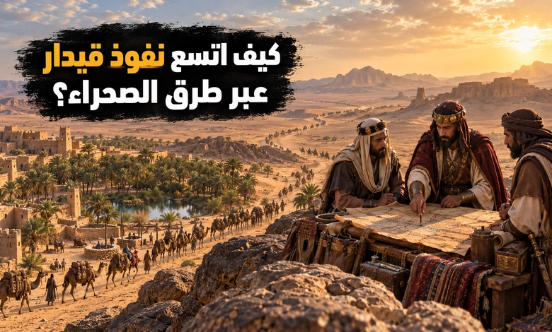 امتداد مملكة قيدار واتساع نفوذها الجغرافي
