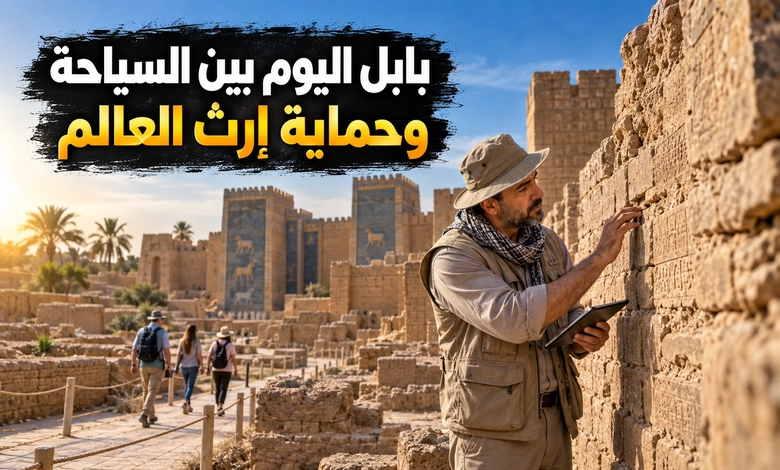 بابل اليوم بين السياحة والحفاظ على التراث العالمي 
