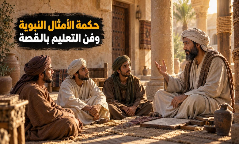 بلاغة الأمثال والقصص والأساليب التربوية في الخطاب النبوي
