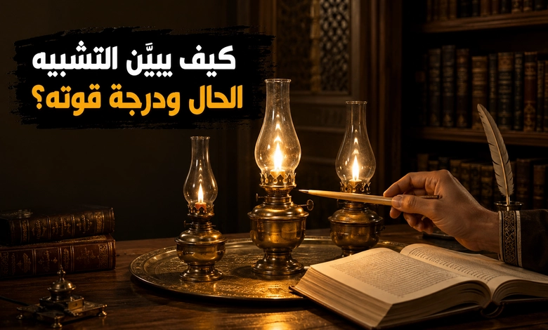 أغراض التشبيه في البلاغة العربية وأبرز أمثلتها بيان حال المشبه وبيان مقدار حاله