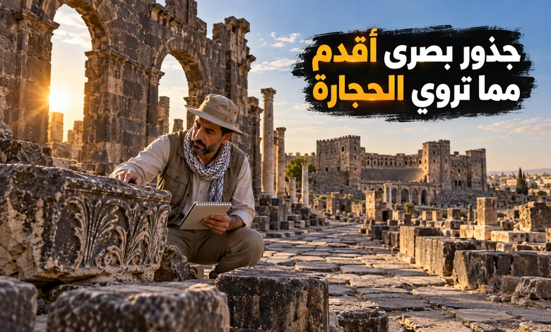 بصرى الشام مسرح الرومان وشاهد الحضارة عبر الزمان تاريخ بصرى الشام وجذور المدينة الحضارية القديمة