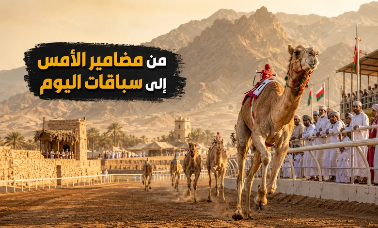 تاريخ سباقات الهجن وتطور ميادينها في سلطنة عمان

