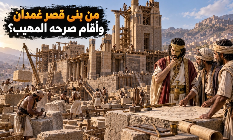 قصر غمدان في اليمن حكاية مجد وأسطورة خلدها التاريخ تاريخ قصر غمدان ومن بنى هذا الصرح اليمني القديم