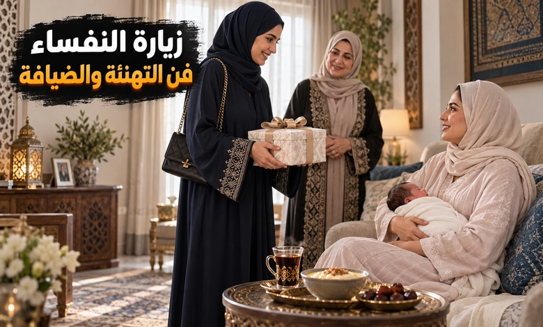 عادات الأكل والزيارة للمرأة النفساء عند العرب بين المغات والعصيدة تقاليد زيارة المرأة النفساء وآداب استقبال المهنئين بالمولود الجديد