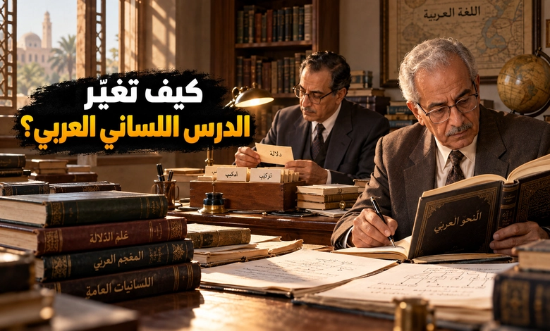 تمام حسان وأحمد مختار عمر وتحولات الدرس اللساني العربي 