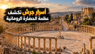 جرش الأردنية وأسرار الحضارة الرومانية العريقة