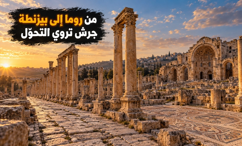 جرش الأردنية وأسرار الحضارة الرومانية العريقة جرش بين العصر الروماني والعهد البيزنطي
