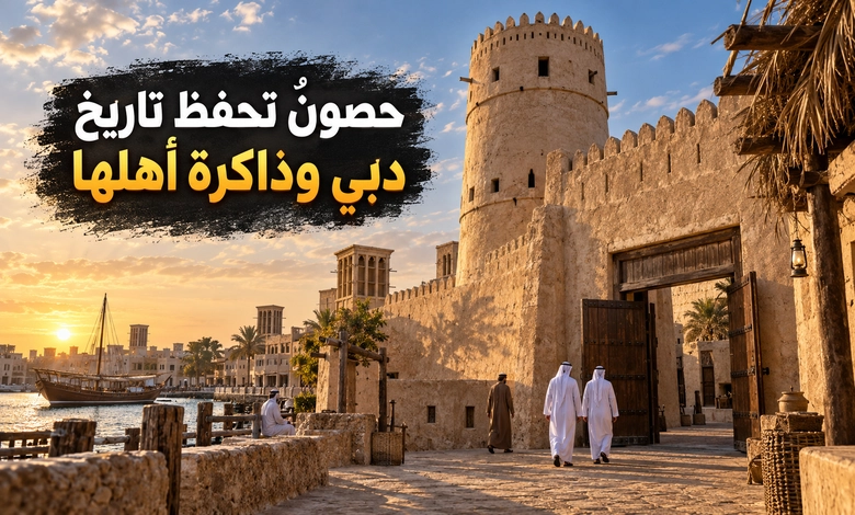 دبي القديمة في الفهيدي والبستكية وملامح التاريخ العريق حصن الفهيدي والشندغة ومعالم التراث الإماراتي في دبي